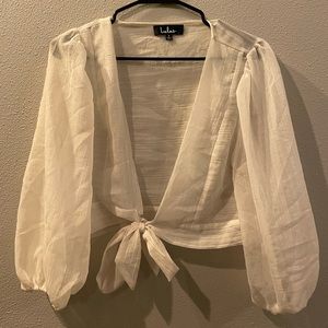 Lulu sheer top
